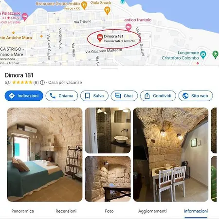 Dimora 181 Сasa de vacaciones Polignano a Mare